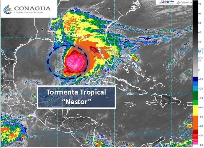 Se Forma La Tormenta Tropical N Stor A Km De Progreso Yucatan Ahora