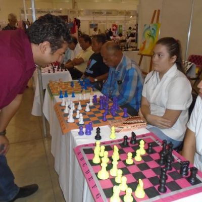 Tres días de fiesta ajedrecística en la Expo-DIF Adulto Mayor