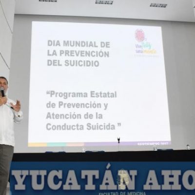 Asegura el Gobierno de Yucatán que han bajado los suicidios