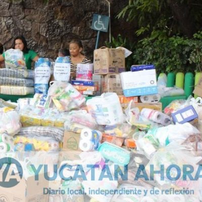 Ayuntamiento abre más centros de acopio de víveres por temblor en CDMX