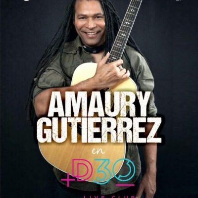 Anuncian concierto de Amaury Gutiérrez en +D30