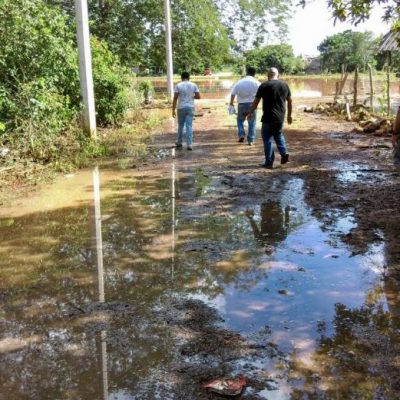Inundaciones de predios en Sucilá y el Cono Sur de Yucatán