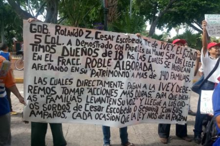 Ejidatarios amenazan a Rolando con castigar al PRI en 2018
