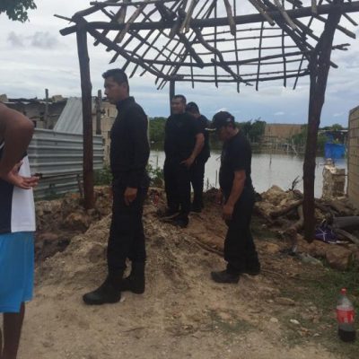 Se inundan casas en terreno de “invasores” en Celestún
