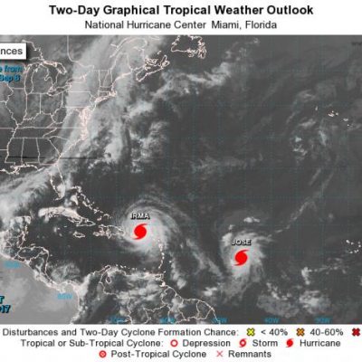 Atípico: tres huracanes en el Atlántico, uno de ellos categoría 5