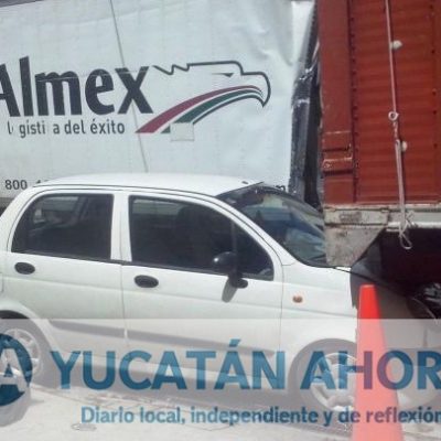 Carambola de ocho vehículos en el barrio de Santiago
