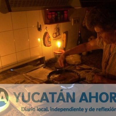 CFE deja sin luz amplia zona del oriente de Mérida