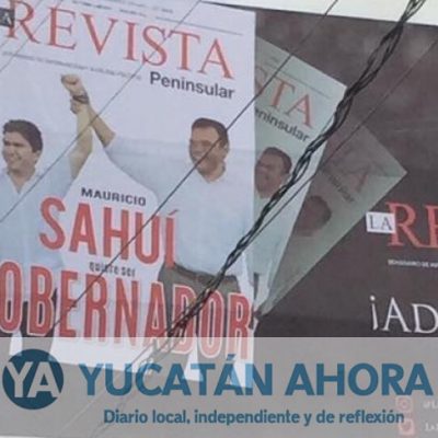 Mauricio Sahuí niega que haya pedido el voto en sus espectaculares