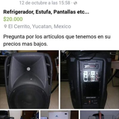 Denuncia Ciudadana: Sujeto le vende por Facebook refrigerador defectuoso