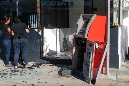 Saquean cajero automático de Santander en Los Héroes
