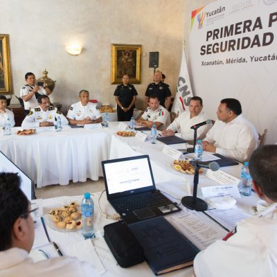 Plan federal para fortalecer el estatus de seguridad en Yucatán