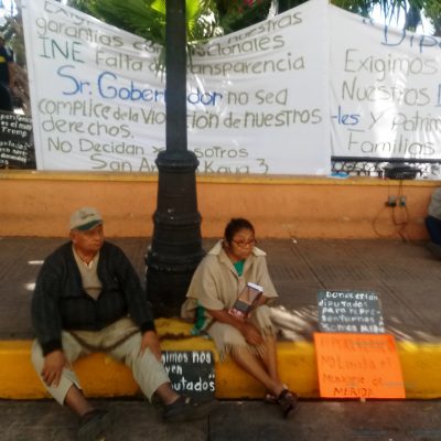Vecinos de San Antonio Kaua exigen al gobierno seguir siendo parte de Mérida