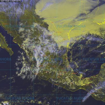 Yucatán recibirá 2018 con un frente frío y lluvias