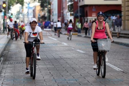 El Centro Histórico de Mérida, libre de Bici-Ruta los domingos de diciembre