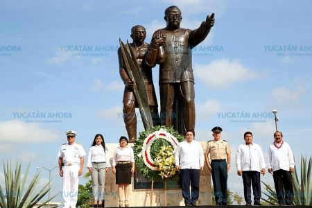 Celebran el 103 aniversario de la entrada triunfal de Salvador Alvarado a Yucatán