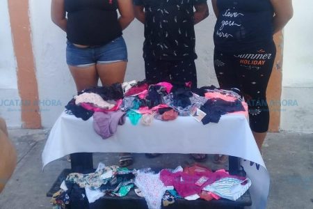 Sujeto utiliza a dos mujeres para robar más de 100 prendas de ropa interior