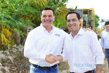 Promesa de Vila y Barrera: en seis años no habrá calles sin pavimentar en Mérida