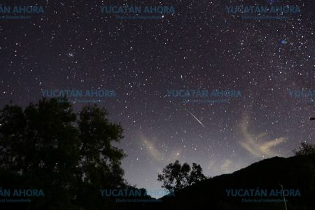 Yucatecos ya pueden apreciar lluvia de estrellas Oriónidas, hasta 25 meteoritos por hora
