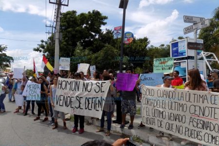 Defensores de cenotes de Homún van contra Conagua y el Tribunal Administrativo