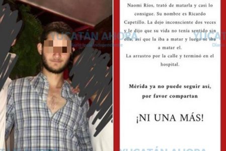 Denuncian otro intento de feminicidio en Mérida