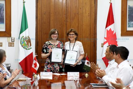 Yucatán y Canadá firman cooperación en justicia penal para adolescentes