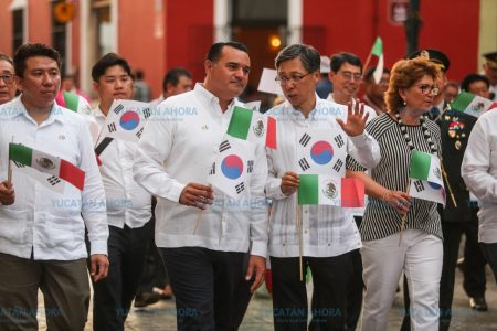 Reconocen valentía, esfuerzo y legado cultural de Corea en Mérida