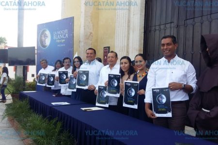 #NocheBlanca Anuncian ‘bombardeo’ cultural en Mérida