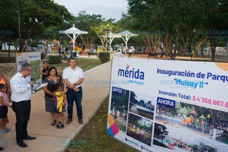 Entregan primer parque en el Pulmón de Mérida