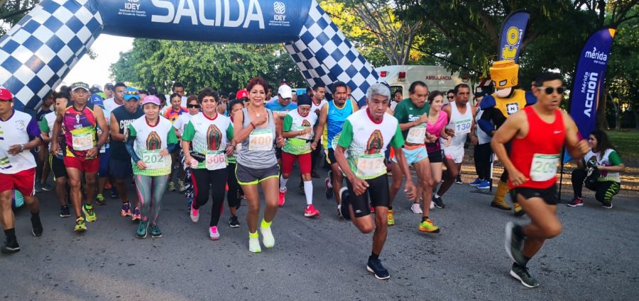 Gran participación en la Carrera Guadalupana – Yucatan Ahora