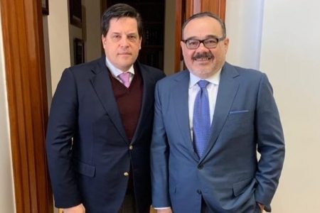 Ramírez Marín se reúne con ministro de la Suprema Corte de Justicia