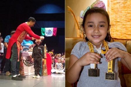 Pequeña danzarina yucateca se gana una beca para especializarse en Argentina
