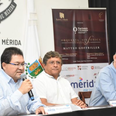 Anuncian conciertos de la Orquesta Sinfónica Italiana Matteo Goffriller en Mérida