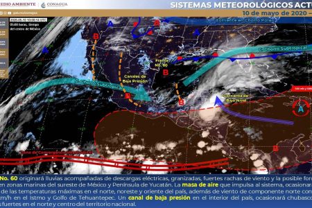Seguirán las lluvias: Conagua pronostica tormentas fuertes en Yucatán