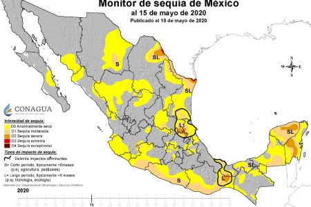 Retrocede en 50% sequía en la Península de Yucatán