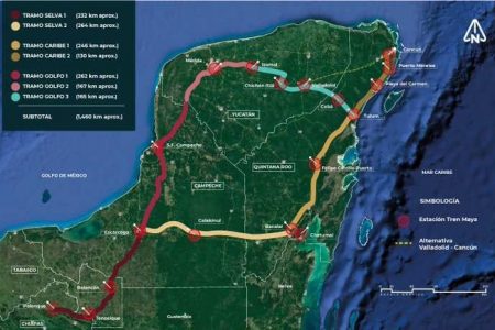 Con adjudicación directa, construirá ICA el tramo Izamal-Cancún del Tren Maya