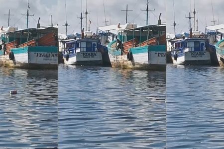 Evidencian grave contaminación de barco pesquero en Progreso