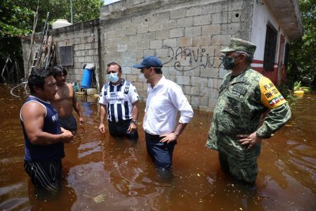 Más yucatecos afectados por las lluvias de la tormenta tropical Cristóbal