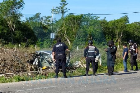 Trágico accidente en la carretera Mérida-Tetiz: muere un joven conductor