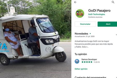 Yucatecos desarrollan GoDi, una app tipo Uber para servicio de mototaxis