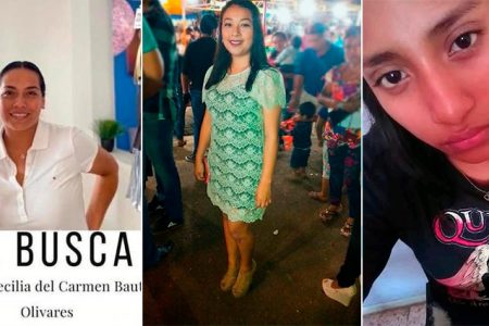 Tras la pista de tres mujeres desaparecidas en Yucatán en los últimos días