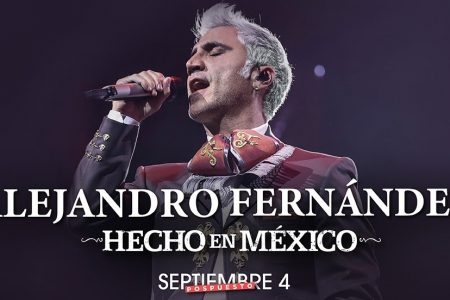 Reprograman para 2021 los conciertos de Alejandro Fernández en Mérida y Cancún