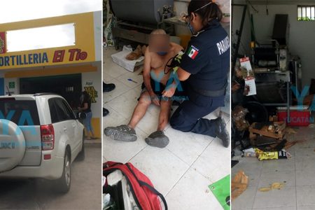 Camioneta se mete a una tortillería en Juan B. Sosa: dos lesionados, uno grave