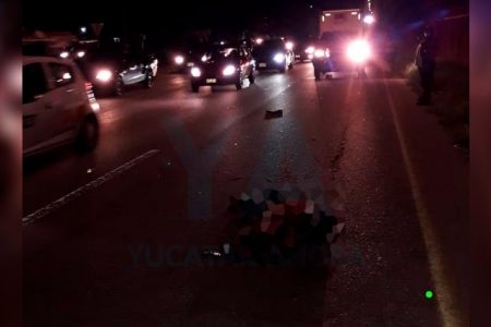 Tragedia en el Periférico de Mérida: muere atropellado un transeúnte