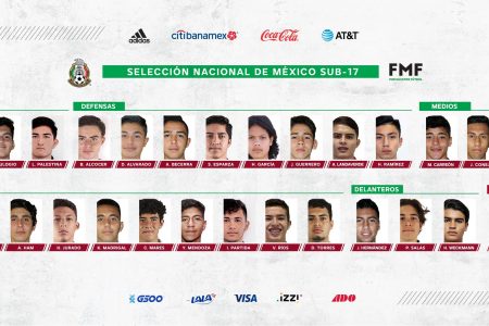 El juvenil yucateco Patricio Salas es convocado a la selección mexicana Sub-17