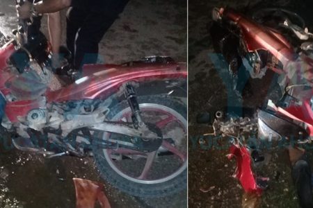Motociclista alcoholizado atropella a un peatón