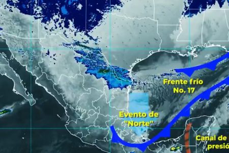 Se espera otro frente frío en Yucatán, para este sábado