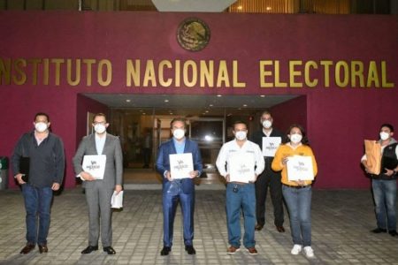 Registran ante el INE la coalición ‘Va por México’