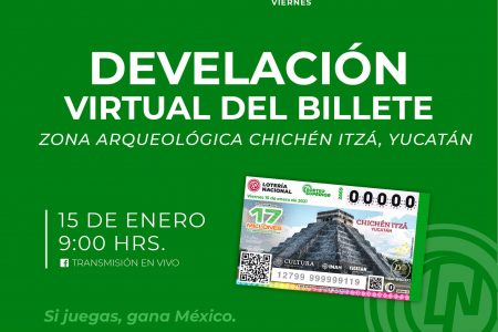 La Lotería Nacional dedica billete y sorteo a Chichén Itzá