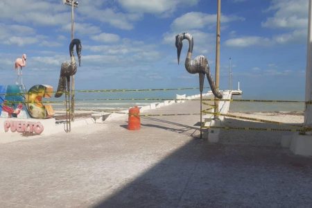 Telchac Puerto restringe también el acceso a sus playas y muelle