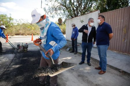Vecinos de Nueva Salvador Alvarado Sur ya no tienen que esquivar baches